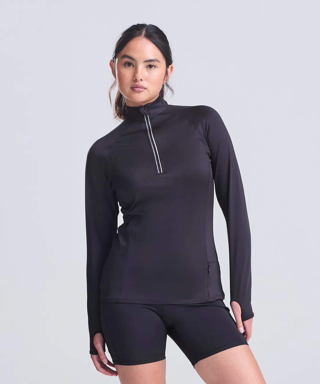 Quarter Zip Fit Femme